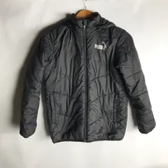 PUMA フード付き中綿ジャケット ブラック 150cm 3062202512250084