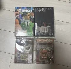 ヴィンテージ ダイアリーデコ ステッカーブック 写真 フォトステッカー(4個 まとめ売り)