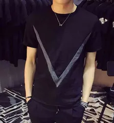 Tシャツ メンズ 春 7分袖 Vネック カジュアル ブランド ロング ワッフル おしゃれ 肌着 シャツ 人気 コットン ジャケット 薄手 オシャレ ポ