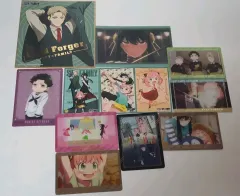 SPY × FAMILY(スパイファミリー) ファミリー ビジュアル色紙 ポストカードセット カード レンチキュラーカード レンチキュラー はがき ステッカー まとめ販売