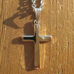 アクセサリー ◇シルバー クロスネックレス メンズ レディース ネックレス