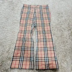バーバリー 正規品 チェック ズボン メンズ 30 サイズ