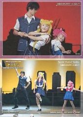 【中古】コレクションカード(女性) Ｈ-02[ホロカード]：黒木マリナ(月野うさぎ)・大田ななみ(ちびうさ)・浦井健治(地場衛)/ホロカード/2002サマースペシャルミュージカル美少女戦士セーラームーン無限学園～ミストレス・ラビリンス～