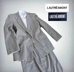 【LAUTREAMONT】ロートレアモン　セットアップ　スカートスーツ　グレー系　サイズM