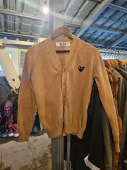 コム・デ・ギャルソン PLAY ブラウン カーディガン