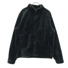 美品 MUJI 良品計画 長袖 フリースジャケット S-M グレー レディース 古着