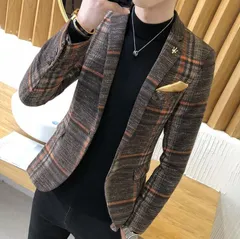 ブレザー テーラードジャケット メンズジャケット 長袖 厚手 アウター スーツジャケット スリムジャケット カジュアル 大人 フォーマル 結