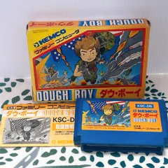✨動作確認済 ダウ・ボーイ DOUGH BOY 箱・説明書付 ※内箱欠品 外箱傷み 汚れあり KSC-DB ケムコ ファミコン ソフト レトロゲーム