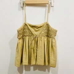eaphi RANDOM SHIRRING 2WAY BUSTIER ビスチェ モカ ベージュ【送料込み】