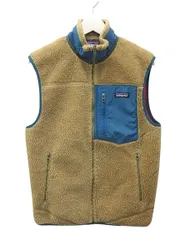 パタゴニア Patagonia CLASSIC RETRO-X VEST 23047FA15 クラシック レトロX ベスト S ブラウンベージュ系 フリースベスト ジップアップ トップス アウター