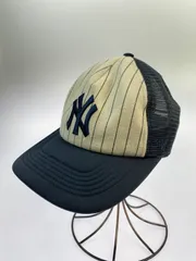 【中古品】NEW ERA ニューエラ × KITH キス 別注 コラボ NEW YORK YANKEES FRANCHISE TRACKER CAP フランチャイズ トラッカーキャップ 帽子 メッシュキャップ 【185-251231-kk-07-min】