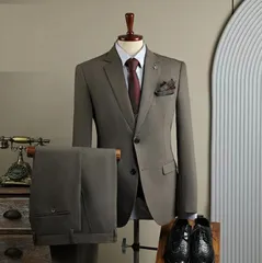 【送料無料】全3色スリーピーススーツ 3ピース 通勤 フォーマル スリムスーツ メンズスーツ 3点セット カジュアルスーツ パーティー セット