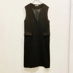 BEAUTY&YOUTH UNITED ARROWS ツイードライク ジャンパースカート＆ジレ ワンピース -2WAY- ブラウン XS【送料込み】