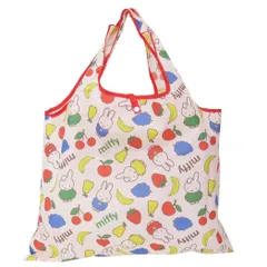 ミッフィー グッズ エコバッグ miffy ショッピングバッグA フルーツ キャラクター 折りたたみ 買い物