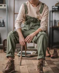 送料無料 大きいサイズ オーバーオール サロペット メンズ 車 作業服 農作業 作業着 オールシーズン ワークパンツ オールインワン つなぎ 