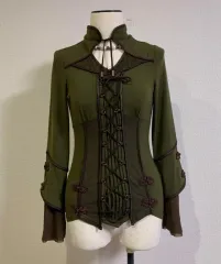 オッズアンジェロ　OZZANGELO ジャケット　編み上げ 楽天市場】【中古】 OZZ ANGELO / チェック柄 ローズハンティング