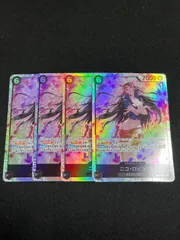 【4枚セット】ニコ・ロビン(SR){黒}〈OP12-087〉[[OP-12]ブースターパック 師弟の絆] 4枚セット