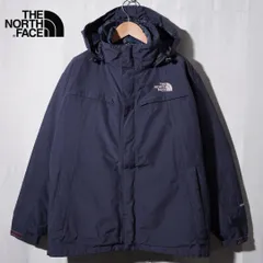 ノースフェイス THE NORTH FACE ゴアテックス GORE-TEX マウンテンパーカー L ネイビー インナージャケット ナイロンジャケット カルトトリクライメイト ロゴ刺繍 CARTO TRICLIMATE ストリート 古着 Y054