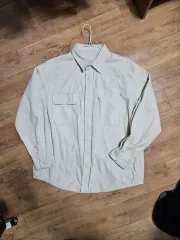 GU アイボリー コーデュロイ シャツ