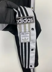 アディダス アディブレイク サイド ボタン 3本線 トラックパンツ XS