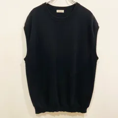 BEAUTY&YOUTH UNITED ARROWS モダン ミラノリブ ベスト プルオーバー ブラック サイズL【送料込み】