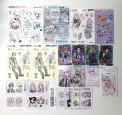 未使用 人物 ダイアリーデコ ステッカー ライトブルー ミミ トレカ