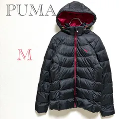 プーマ♡PUMA【M】ダウンジャケット　コート　フード　バイカラー　防寒