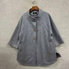 ヴィンテージ グレー コート ジャケット XL M08252