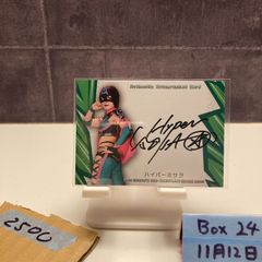 2025 BBM 芦田美歩 052/100 直筆サインカード 女子プロレス カード