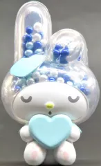 【中古】トレーディングフィギュア ブルー 「マイメロディ 透明キラキラマスコット」