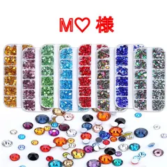 【M♡ 様】　高分子ストーン　ミルキーストーン　デコストーン　デコうちわ　ラインストーン