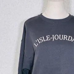 LOWRYS FARM ロゴカットソー オーバーサイズ チャコールグレー フリーサイズ