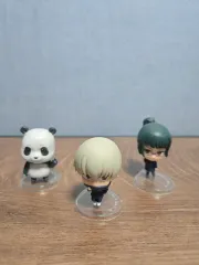 呪術廻戦 狗巻 棘 / マキ / パンダ ミニフィギュア セット