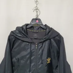 J275 アディダス メンズ ウーブン バイカラー フードジップアップ 105