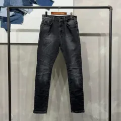 (31インチ) ザラ ZARA カジュアル ウォッシュ ストレッチ ブラックデニム デニムパンツ