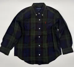 【新入荷!!】☆セット割対応☆ ラルフローレン キッズ 長袖 シャツ チェック 130cm （1648）