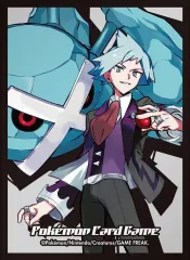 【中古】サプライ ポケモンカードゲーム デッキシールド(スリーブ) ダイゴ＆メタグロス【ブラック】 ポケモンセンター限定