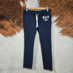 WHO.A.U フーアーユー ネイビー スウェットパンツ