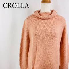 CROLLA　クローラ　ピンク　タートルネック　オーバーサイズ　ゆるだぼ　ビッグシルエット　セーター　長袖ニット 407