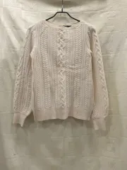 ラルフローレン ウール カシミア ケーブル ニット XS (44)