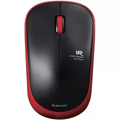 【中古】PCハード エレコム 無線IRマウス 3ボタン(レッド) [M-IR07DRRD]