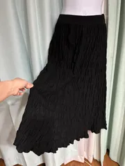 ブラック フレアスカート ロング丈☆