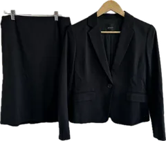 ZK28 【美品】BOSCHボッシュ　スカートスーツ　ブラック　レディース　38サイズ