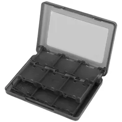 3DS ソフトケース 22 カード容量 メモリーカード スタイラス キャリングケース 携帯 ゲームカード 3DS ソフト (Black)