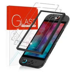 Switch 2 ガラスフィルム Seefox【2枚入り】Switch 2 保護フィルム 旭硝子素材製 9H硬度 ラウンドエッジ加工 全面保護 高透過率 飛散防止 耐衝撃 自動吸着 指紋防止 気泡ゼロ 貼り付け簡単 Switch2 フィルム 強化ガラス 画面保