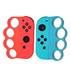 コントローラー グリップ ボクシングゲームグリップ ボクシンググリップはボクシング ハンドルコントローラに適しており Switch Joy-Conのボクシンググリップに適しており 大人と子供向け 操作が容易で人間工学設計に適合している