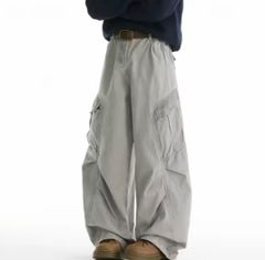 極太00s OLD STUSSY W32 バギーカーゴパンツ オフホワイトY2K - メルカリ