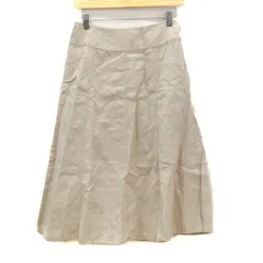 ローラアシュレイ ロングスカート ボトムス リネン100% レディース 9サイズ ベージュ Laura Ashley 【中古】のサムネイル