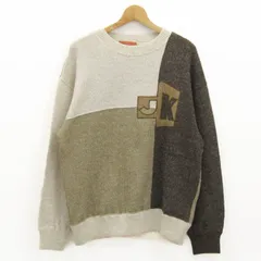 ミスタージュンコ セーター トップス 長袖 クルーネック ニット ジュンココシノ メンズ Lサイズ ベージュ Mr.JUNKO 【中古】