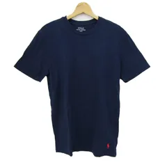 ポロラルフローレン 半袖Ｔシャツ トップス クルーネック コットンT レディース Sサイズ ネイビー POLO RALPH LAUREN 【中古】